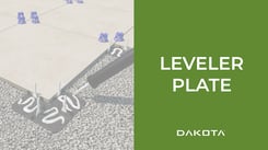 Suportes para azulejos de exterior Placa de nivelamento de colocação de vídeo