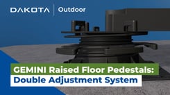 Plots Plancher Surélevé GEMINI Système Double Réglage