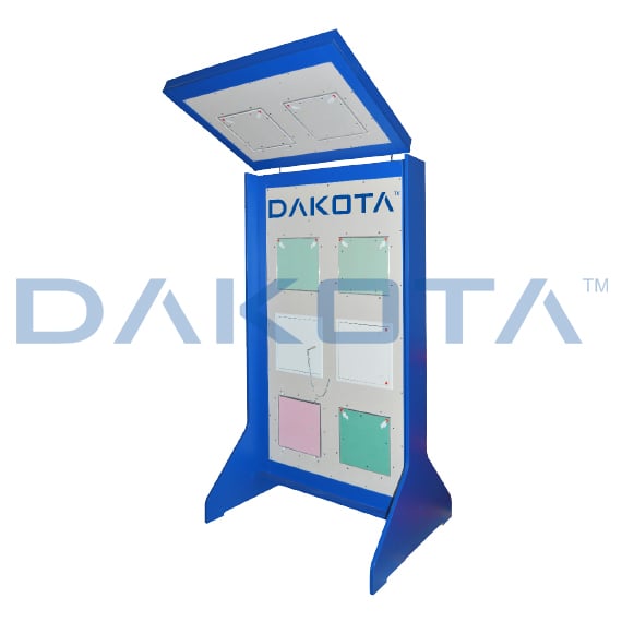 Self-standing display for manholes - Totem