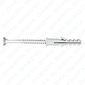 Tassello con collarino e vite truciolare