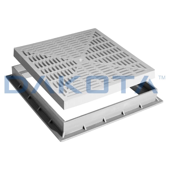 Kit de Grille et de Cadre Pour Regard Plastique