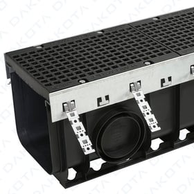 Canaletta Scolo Acqua e Liquidi Taurus 370 con Griglia