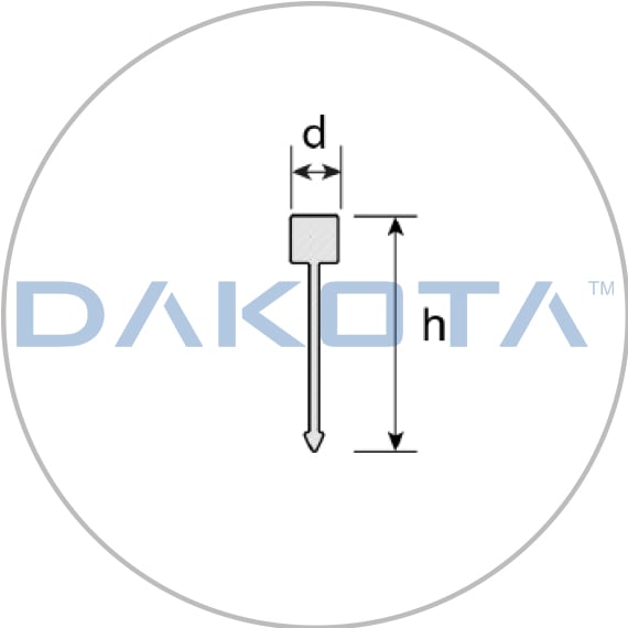 Profilstreifen Messing Satiniert