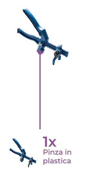 Livellatori per piastrelle TWO LEVEL KIT