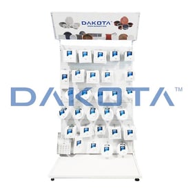 Self-standing display for air gratings