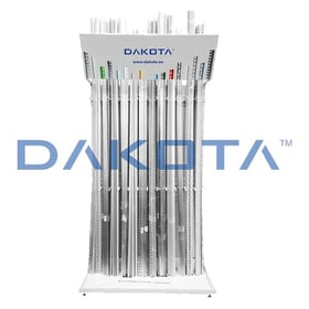 Self-standing display for profiles