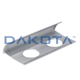 Perfil Jolly de aluminio satinado