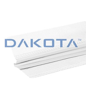 Joint de Dilatation Façade Angle en PVC pour Plaque de Plâtre avec Treillis