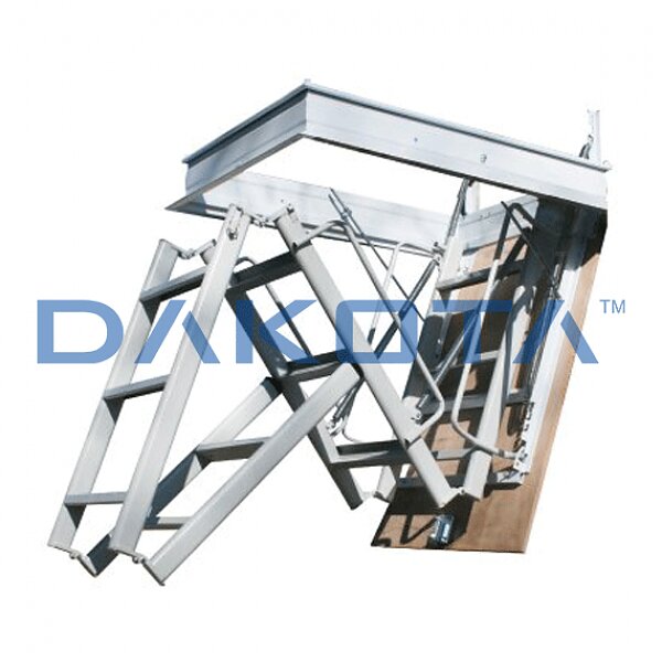 Folding Attic Ladder in Steel