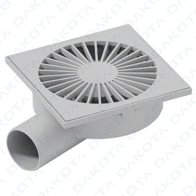 Sifon de Pardoseala Extra Plat Iesire Orizontala