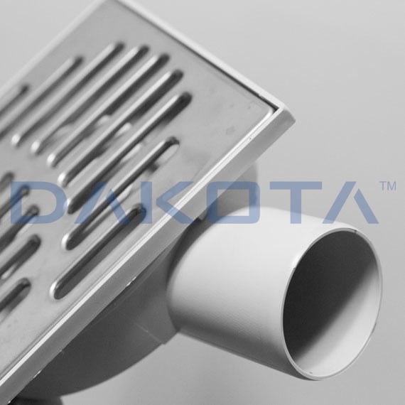 Floor Drain with Low Lateral Exit