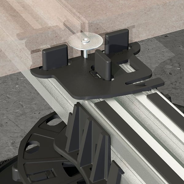 Arkimede Pies de Suelo Flotante Kit Antiviento