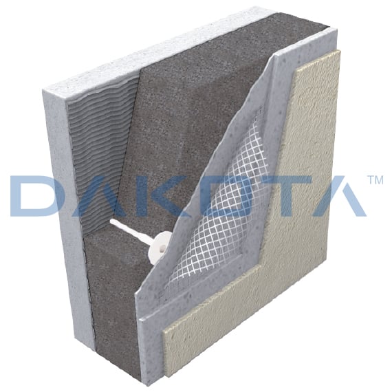 Plastic Insulation Anchor with Mounted Polyamide Nail