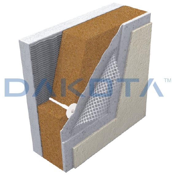 Plastic Insulation Anchor with Mounted Polyamide Nail