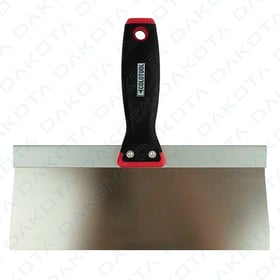 Espátula para massa de vidraceiro profissional em aço inoxidável 250 mm