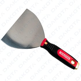 Espátula para gesso cartonado em aço inoxidável com 152 mm de comprimento