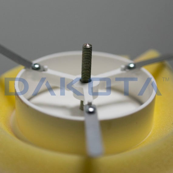 Bouche d'Extraction VMC Plafond Réglable à Ressort Vortex