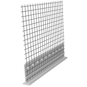 Proﬁle d'extrémité en PVC avec maille plus