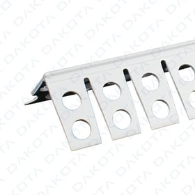 Protetor de cantos de placas de gesso cartonado em PVC flexível para arcos