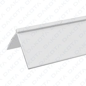 Canto de placa de gesso para exterior em PVC Branco