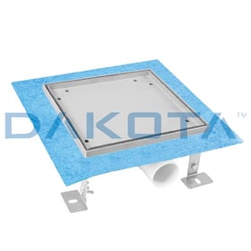 Rigola Dus Patrata cu Sifon