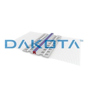 Joint de Dilatation en PVC pour Enduit | 6mm avec Treillis