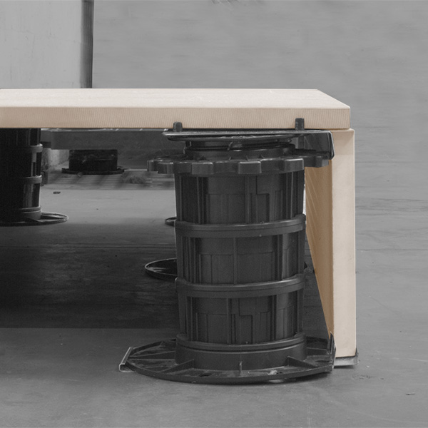 Soporte de soporte perimetral inox para baldosas