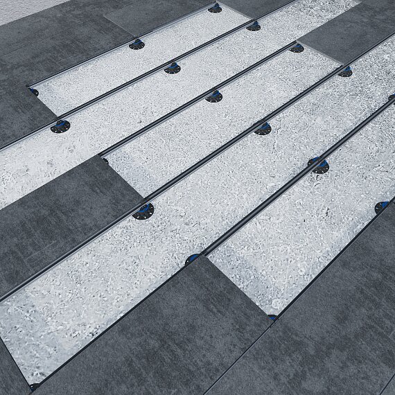 Magatello Keradeck® 30 in alluminio per paving e decking