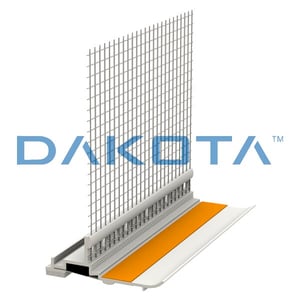 Profilo per cappotto e  finestra in PVC 3D pro con rete