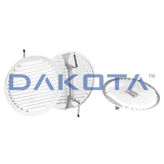 Rejilla universal blanca en Aluminio